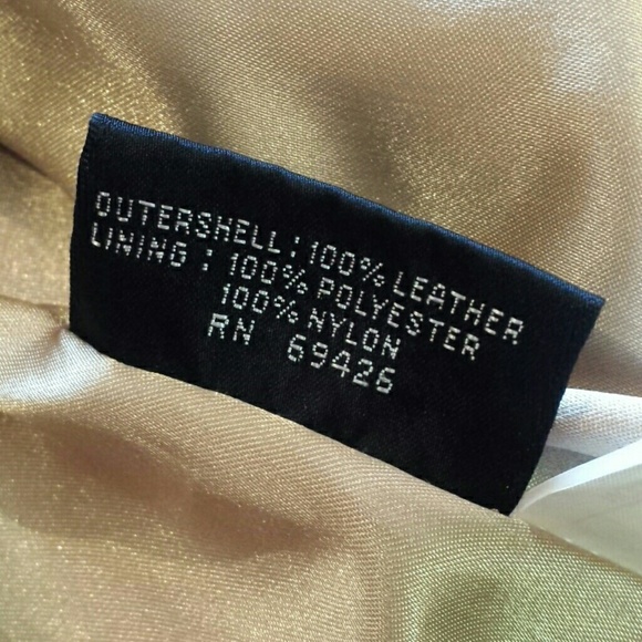 Women's genuine leather lined blazer - Picture 5 of 11